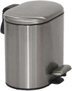 Pedal Bin Oval Stainless Steel 3L