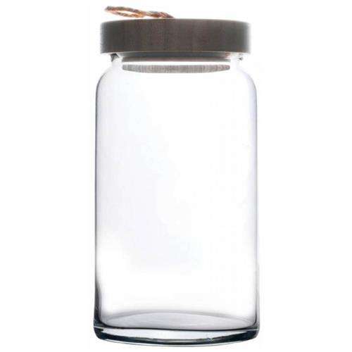 PASABAHCE  BAMBOO LID JAR 1.1 L