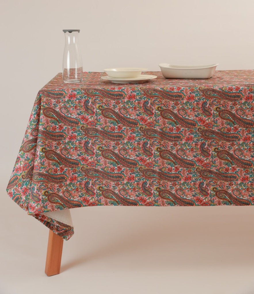 HF Printed Linen  Table Cloth